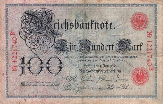 100 Mark 1898 L/B Ro.17